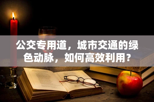 公交专用道，城市交通的绿色动脉，如何高效利用？