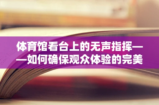 体育馆看台上的无声指挥——如何确保观众体验的完美同步？