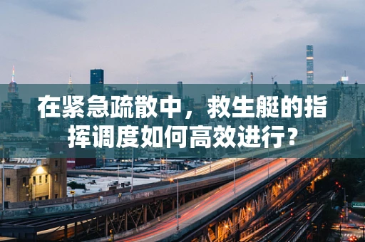在紧急疏散中，救生艇的指挥调度如何高效进行？