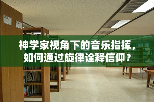 神学家视角下的音乐指挥，如何通过旋律诠释信仰？