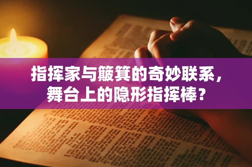 指挥家与簸箕的奇妙联系，舞台上的隐形指挥棒？