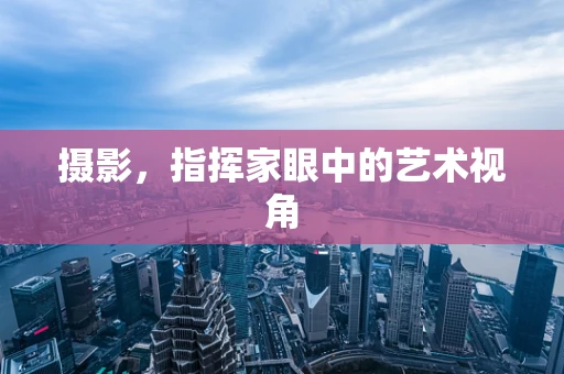 摄影，指挥家眼中的艺术视角