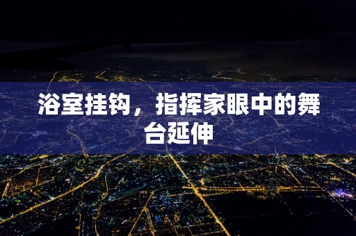 浴室挂钩，指挥家眼中的舞台延伸