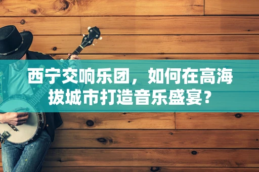 西宁交响乐团，如何在高海拔城市打造音乐盛宴？