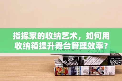 指挥家的收纳艺术，如何用收纳箱提升舞台管理效率？