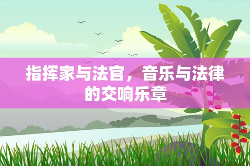 指挥家与法官，音乐与法律的交响乐章