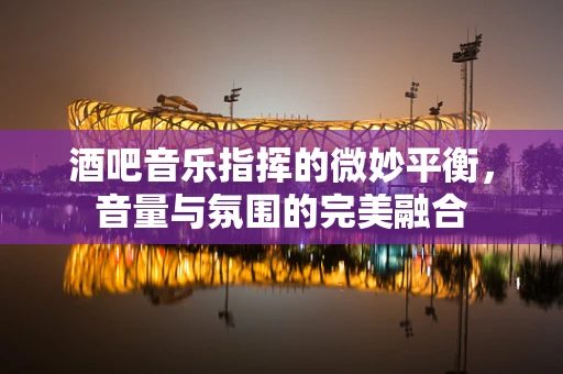 酒吧音乐指挥的微妙平衡，音量与氛围的完美融合