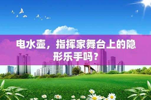 电水壶，指挥家舞台上的隐形乐手吗？