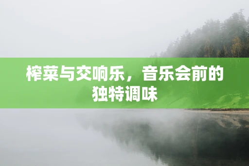 榨菜与交响乐，音乐会前的独特调味