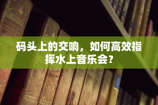 码头上的交响，如何高效指挥水上音乐会？