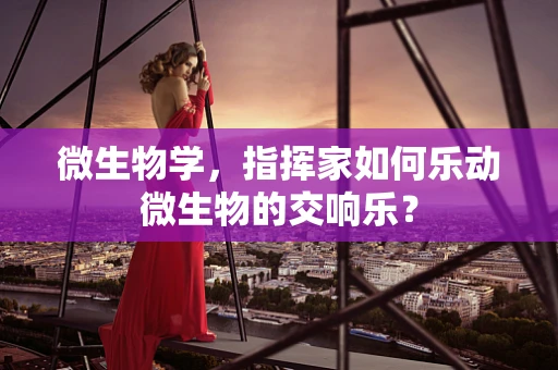 微生物学，指挥家如何乐动微生物的交响乐？