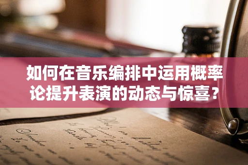 如何在音乐编排中运用概率论提升表演的动态与惊喜？