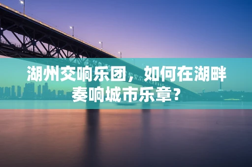 湖州交响乐团，如何在湖畔奏响城市乐章？