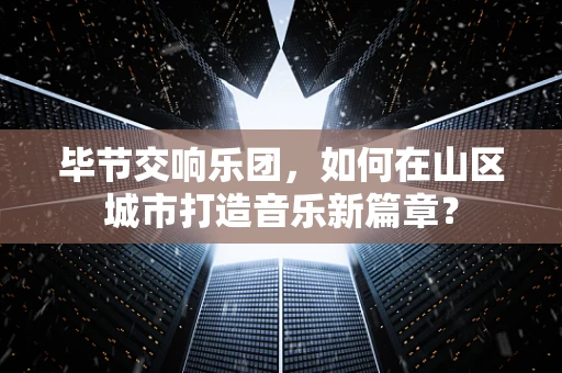 毕节交响乐团，如何在山区城市打造音乐新篇章？