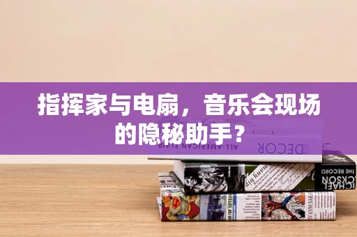 指挥家与电扇，音乐会现场的隐秘助手？