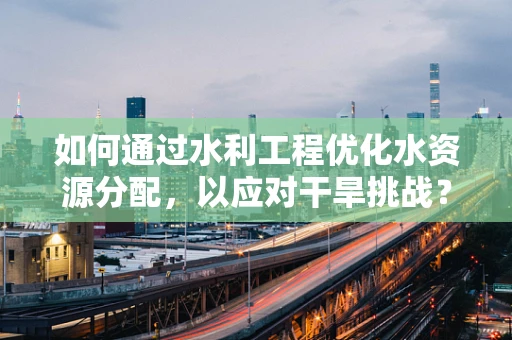 如何通过水利工程优化水资源分配，以应对干旱挑战？