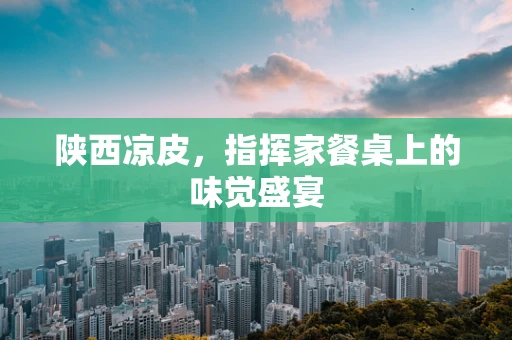 陕西凉皮，指挥家餐桌上的味觉盛宴