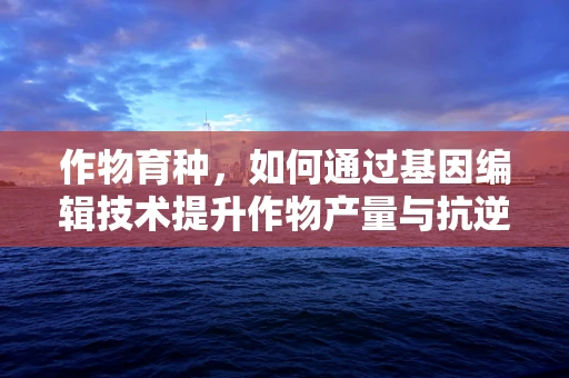 作物育种，如何通过基因编辑技术提升作物产量与抗逆性？