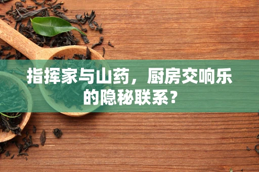 指挥家与山药，厨房交响乐的隐秘联系？