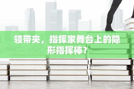 领带夹，指挥家舞台上的隐形指挥棒？