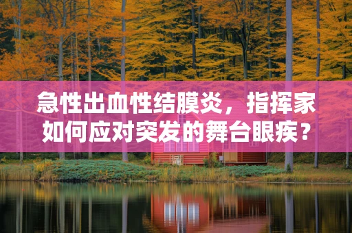 急性出血性结膜炎，指挥家如何应对突发的舞台眼疾？