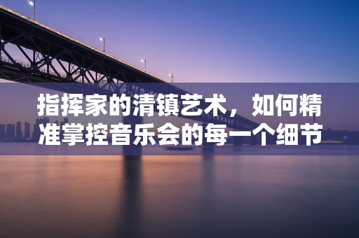 指挥家的清镇艺术，如何精准掌控音乐会的每一个细节？