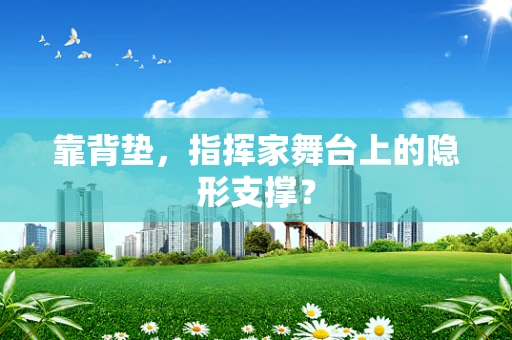 靠背垫，指挥家舞台上的隐形支撑？