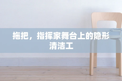 拖把，指挥家舞台上的隐形清洁工