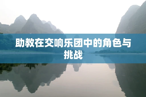 助教在交响乐团中的角色与挑战
