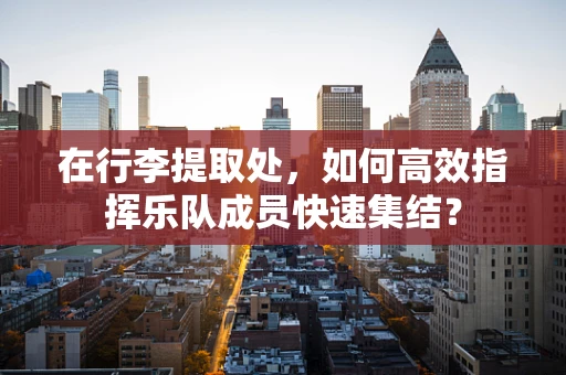 在行李提取处，如何高效指挥乐队成员快速集结？
