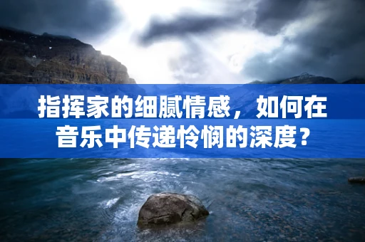 指挥家的细腻情感，如何在音乐中传递怜悯的深度？