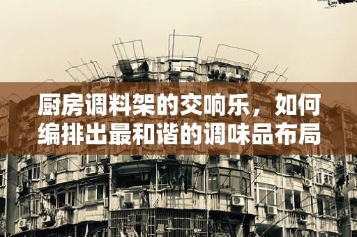 厨房调料架的交响乐，如何编排出最和谐的调味品布局？