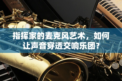 指挥家的麦克风艺术，如何让声音穿透交响乐团？