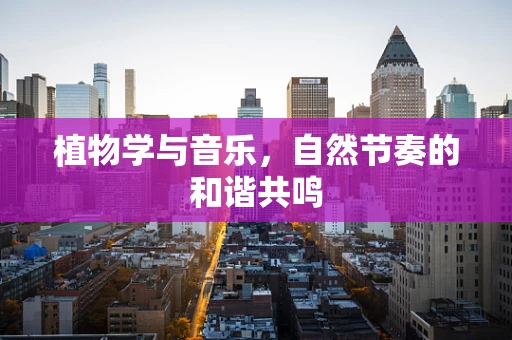 植物学与音乐，自然节奏的和谐共鸣