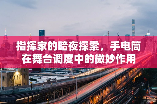 指挥家的暗夜探索，手电筒在舞台调度中的微妙作用