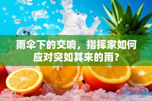 雨伞下的交响，指挥家如何应对突如其来的雨？