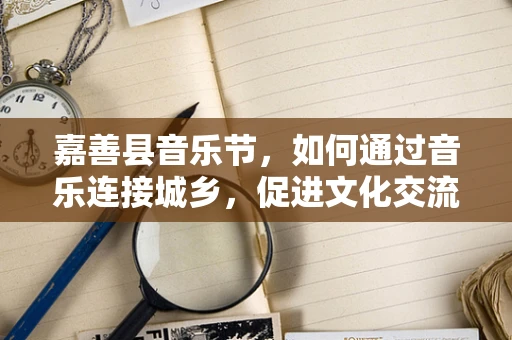 嘉善县音乐节，如何通过音乐连接城乡，促进文化交流？