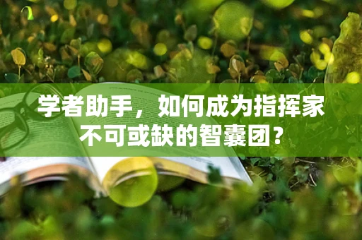 学者助手，如何成为指挥家不可或缺的智囊团？
