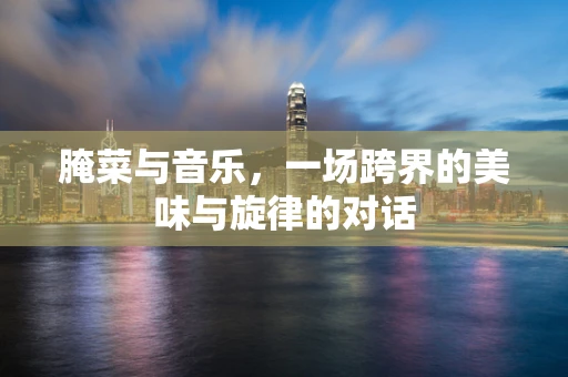 腌菜与音乐，一场跨界的美味与旋律的对话