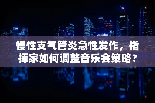 慢性支气管炎急性发作，指挥家如何调整音乐会策略？