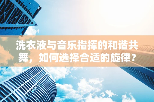 洗衣液与音乐指挥的和谐共舞，如何选择合适的旋律？
