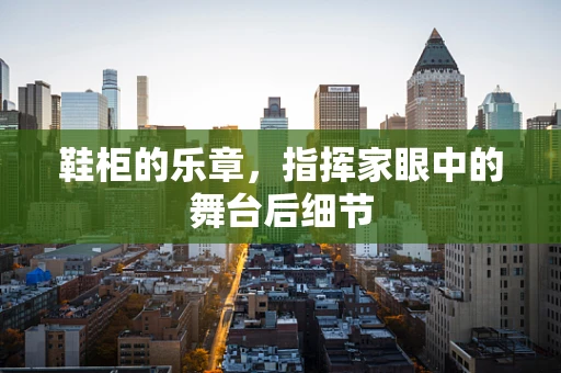 鞋柜的乐章，指挥家眼中的舞台后细节