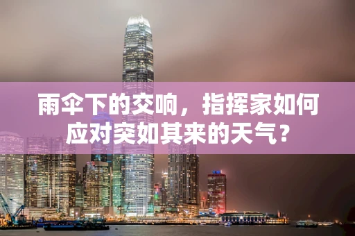 雨伞下的交响，指挥家如何应对突如其来的天气？