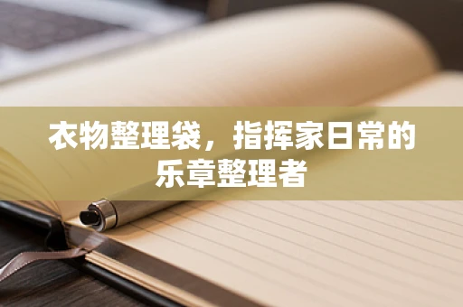 衣物整理袋，指挥家日常的乐章整理者