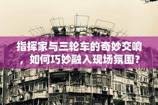 指挥家与三轮车的奇妙交响，如何巧妙融入现场氛围？