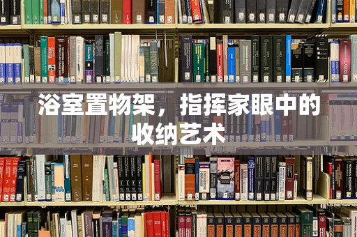 浴室置物架，指挥家眼中的收纳艺术