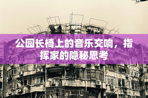 公园长椅上的音乐交响，指挥家的隐秘思考