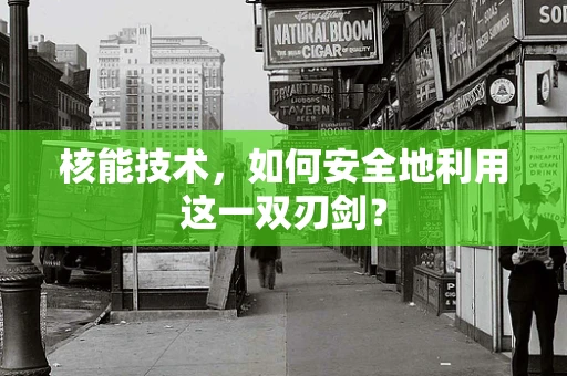 核能技术，如何安全地利用这一双刃剑？