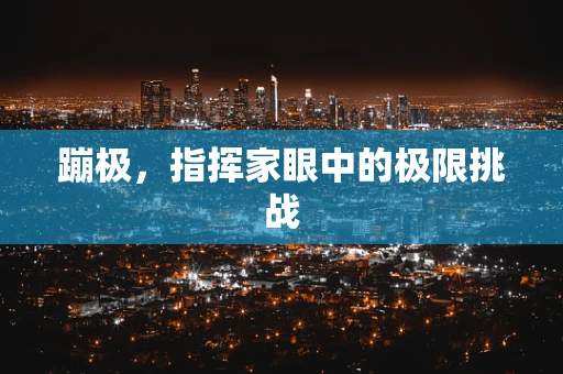 蹦极，指挥家眼中的极限挑战