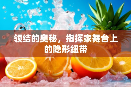 领结的奥秘，指挥家舞台上的隐形纽带